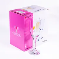GLASS 4 YOU Greta Champagne 210ml pezsgős pohár szett 6 darabos #2