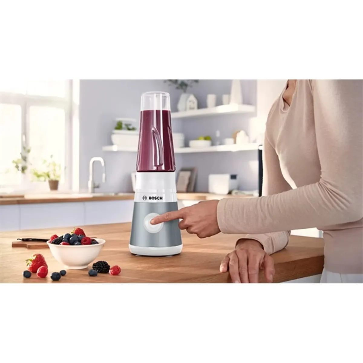 Bosch MMB2111T VitaPower Serie 0,6L ezüst smoothie turmixgép #10