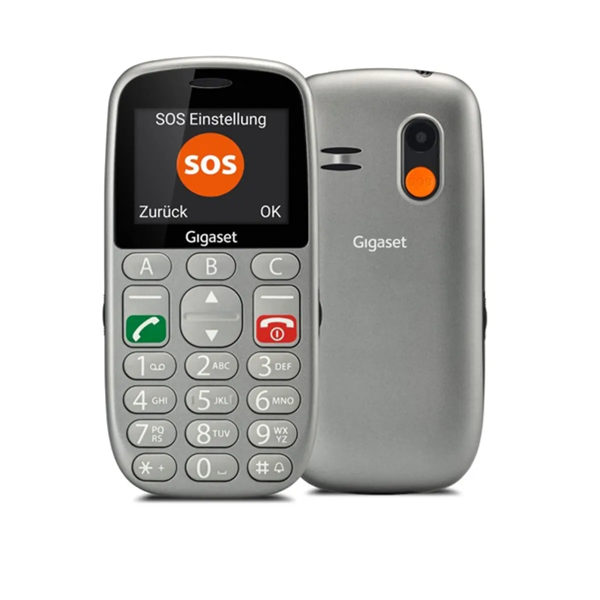 Gigaset GL390 2,2" Dual SIM ezüst mobiltelefon #2