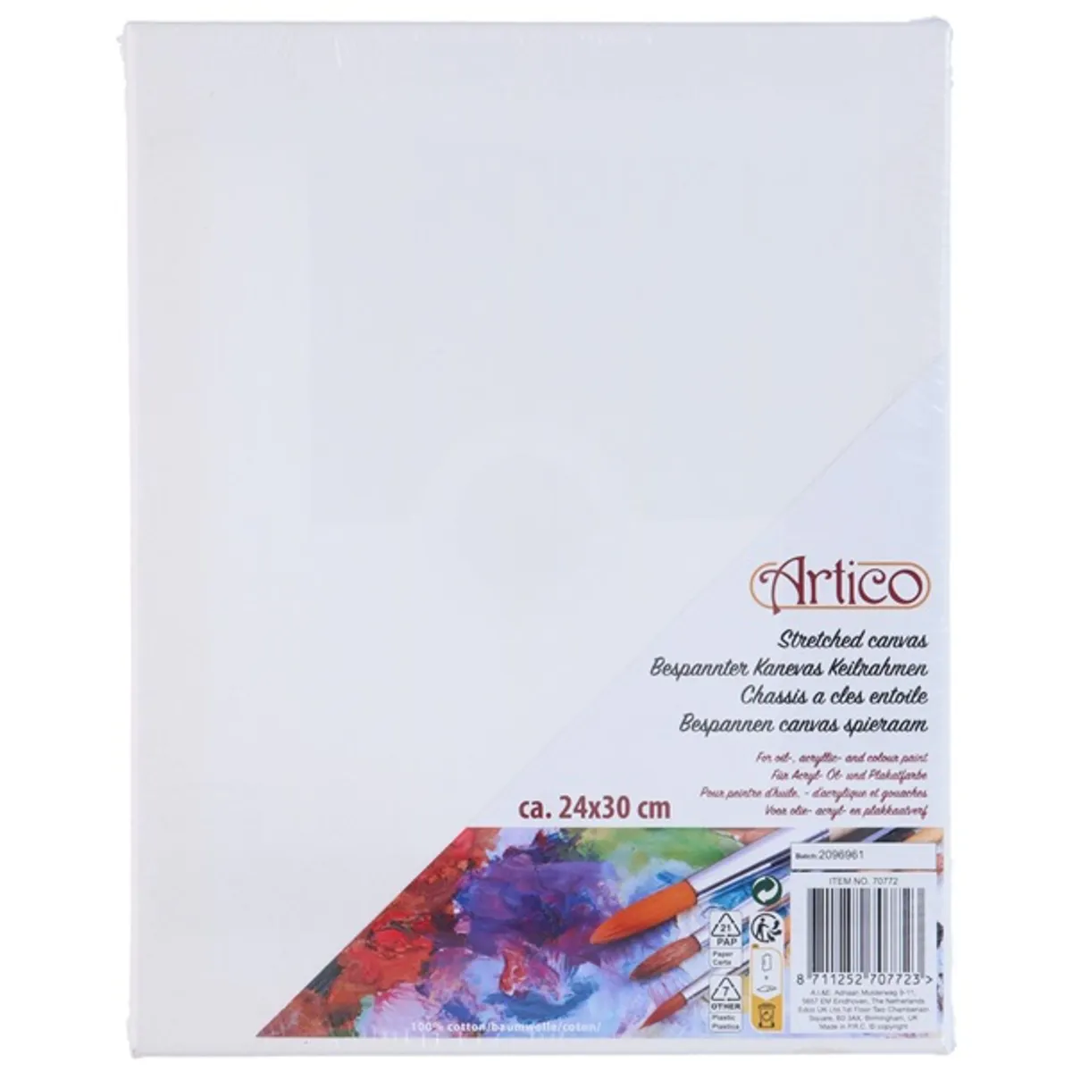 Artico 24 x 30 cm feszített festővászon #1