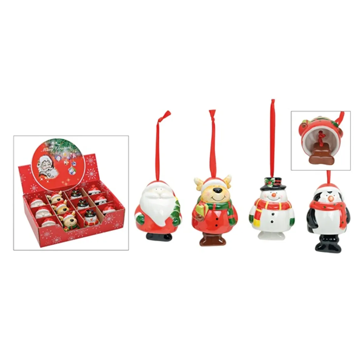 Karácsonyi 8x50cm lógatható dísz #3