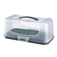 IRIS G-227 IDEA négyzetes süteménytároló és hordozó 19x34x14,3cm #1