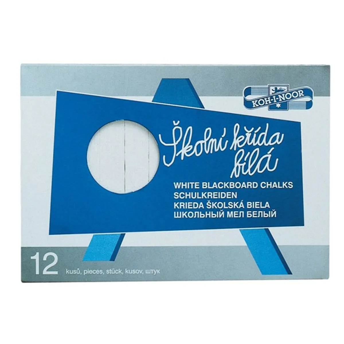Koh-I-Noor 111505 12db-os fehér kréta készlet #1