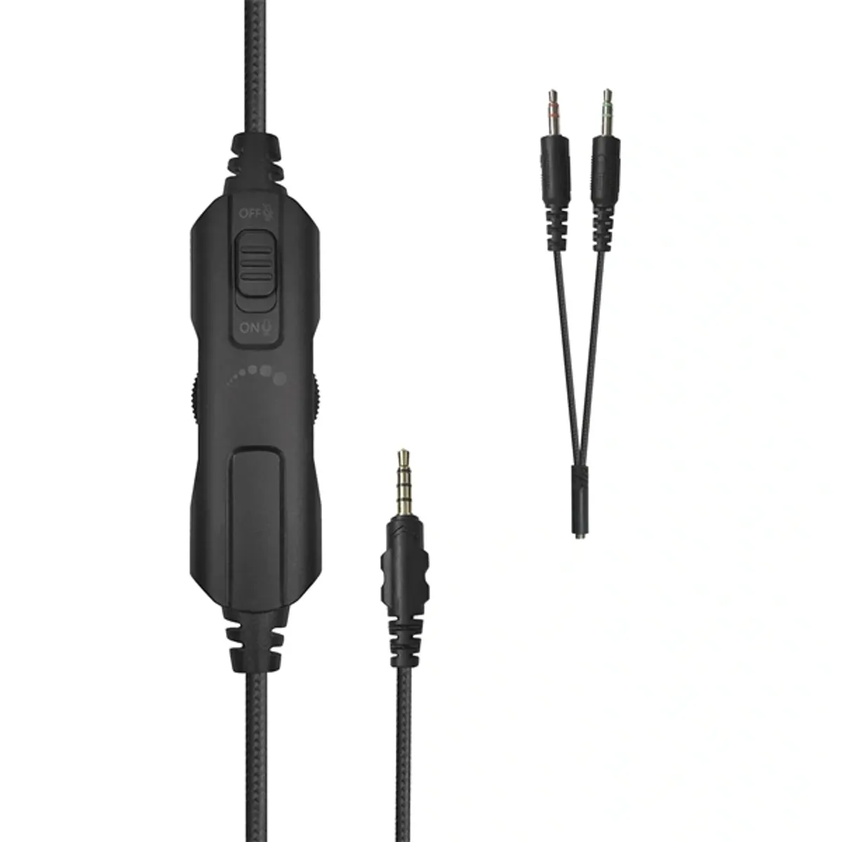 White Shark ELEPHANT vezetékes fekete gamer headset #4