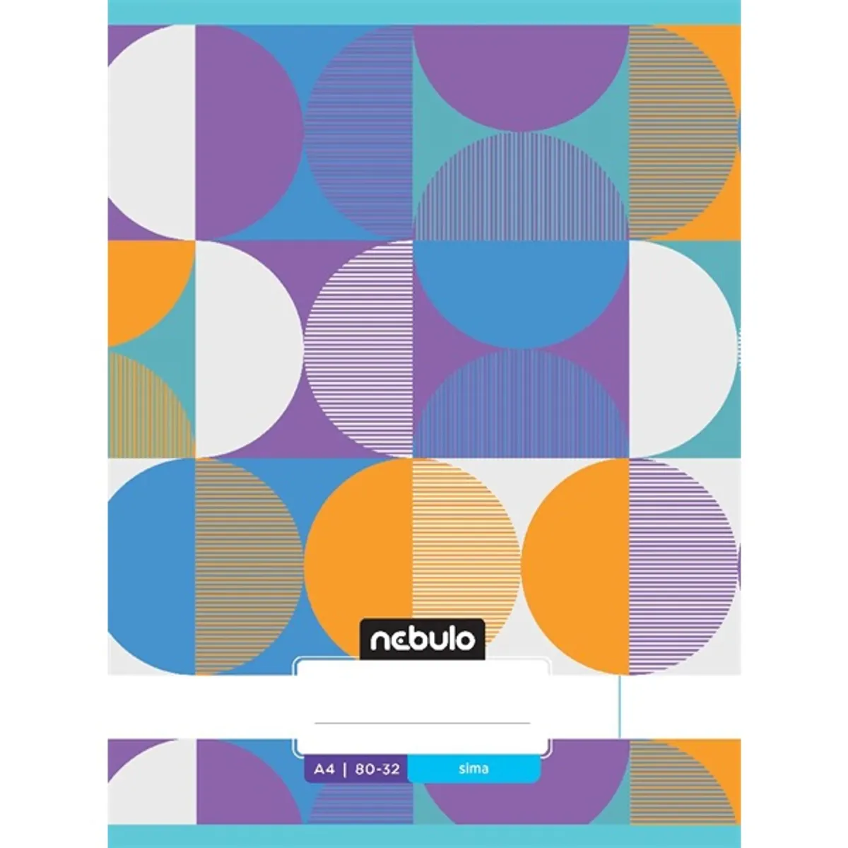 Nebulo L-Design A4 80-32 tűzött sima füzet #3