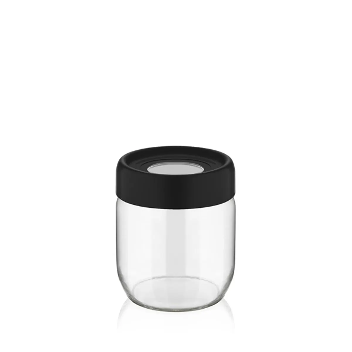 IRIS C-00114 Ring üveg tároló 425ml, fekete, elfántcsont vagy szürke színű #1