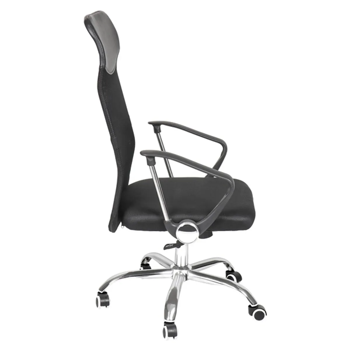 IRISOffice AURORA BLACK fekete, szövet-hálós, magas háttámlás irodai forgószék #2