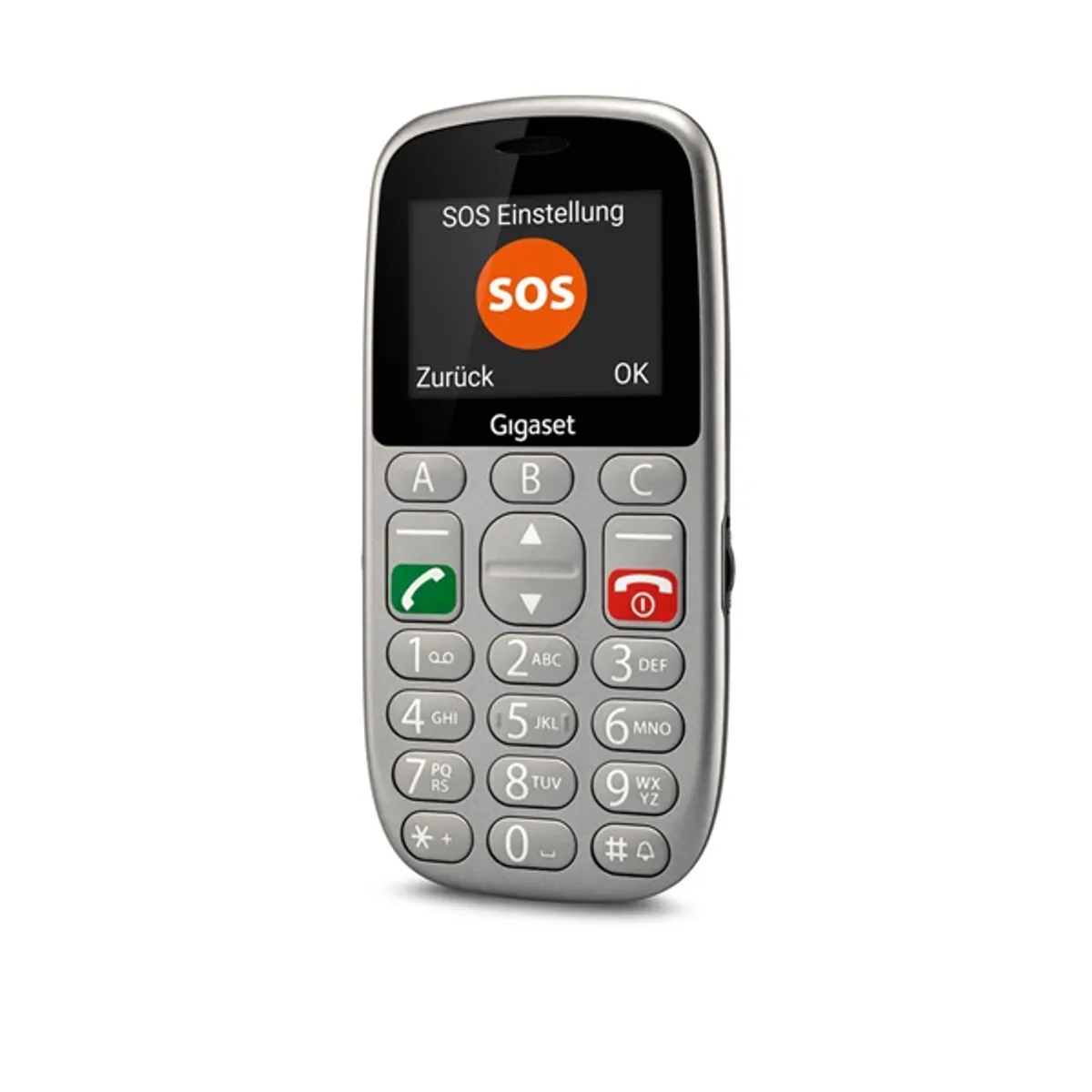 Gigaset GL390 2,2" Dual SIM ezüst mobiltelefon #6