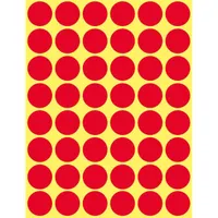 Avery 3374 18mm 1056db-os piros jelölőpont #2