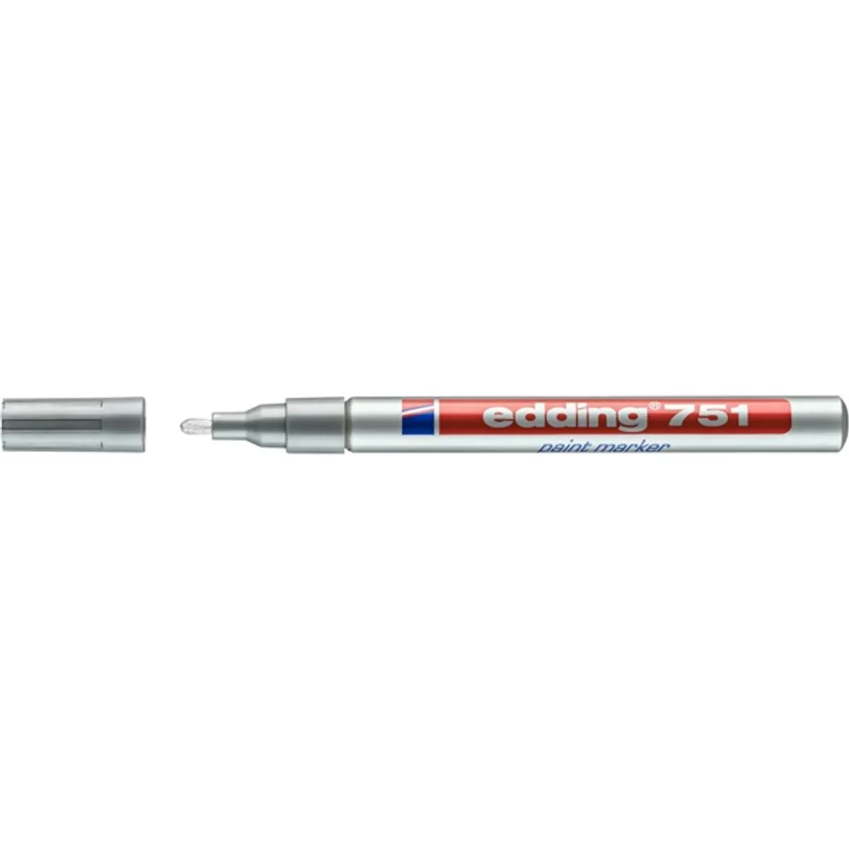 Edding 751 1-2mm ezüst lakkmarker #2