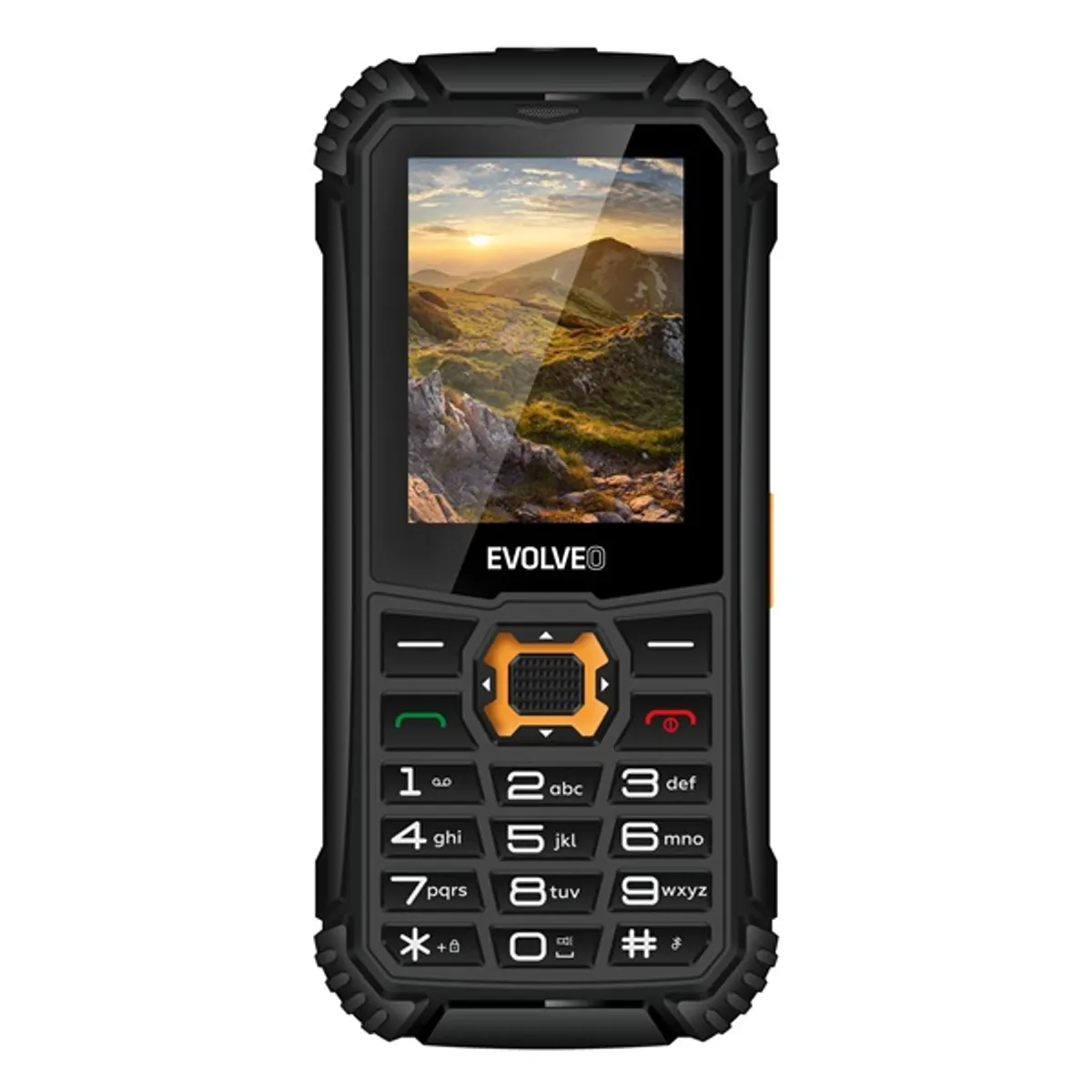 Evolveo Strongphone Q1 2,4" DualSIM fekete-narancs mobiltelefon #1