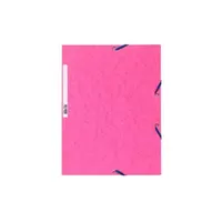 Exacompta A4 prespán fukszia gumis mappa