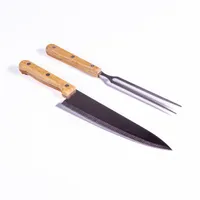 IRIS KT-179 kés és villa készlet grillezéshez, húsvágáshoz #2