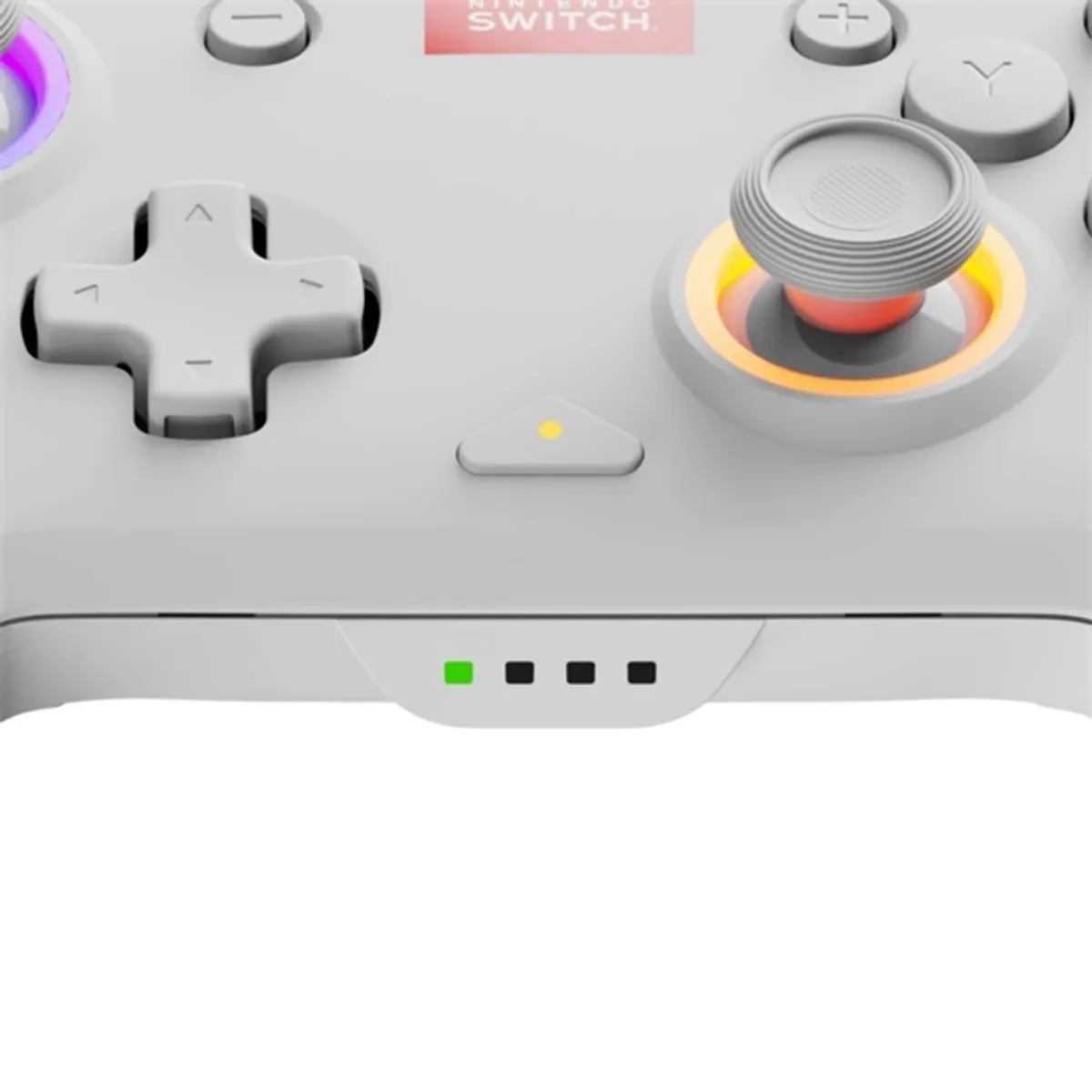 PDP 500-238-WH Afterglow Wave Nintendo Switch/Switch 2 vezeték nélküli RGB LED Lighting fehér kontroller #9