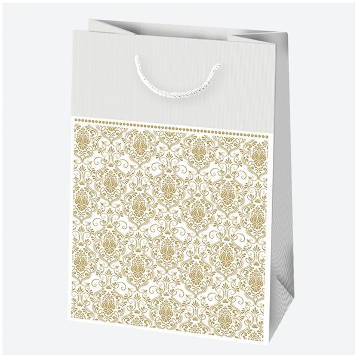 IRIS LUX ajándéktasak, különböző mintákkal, arany, 230x320x110 mm #5