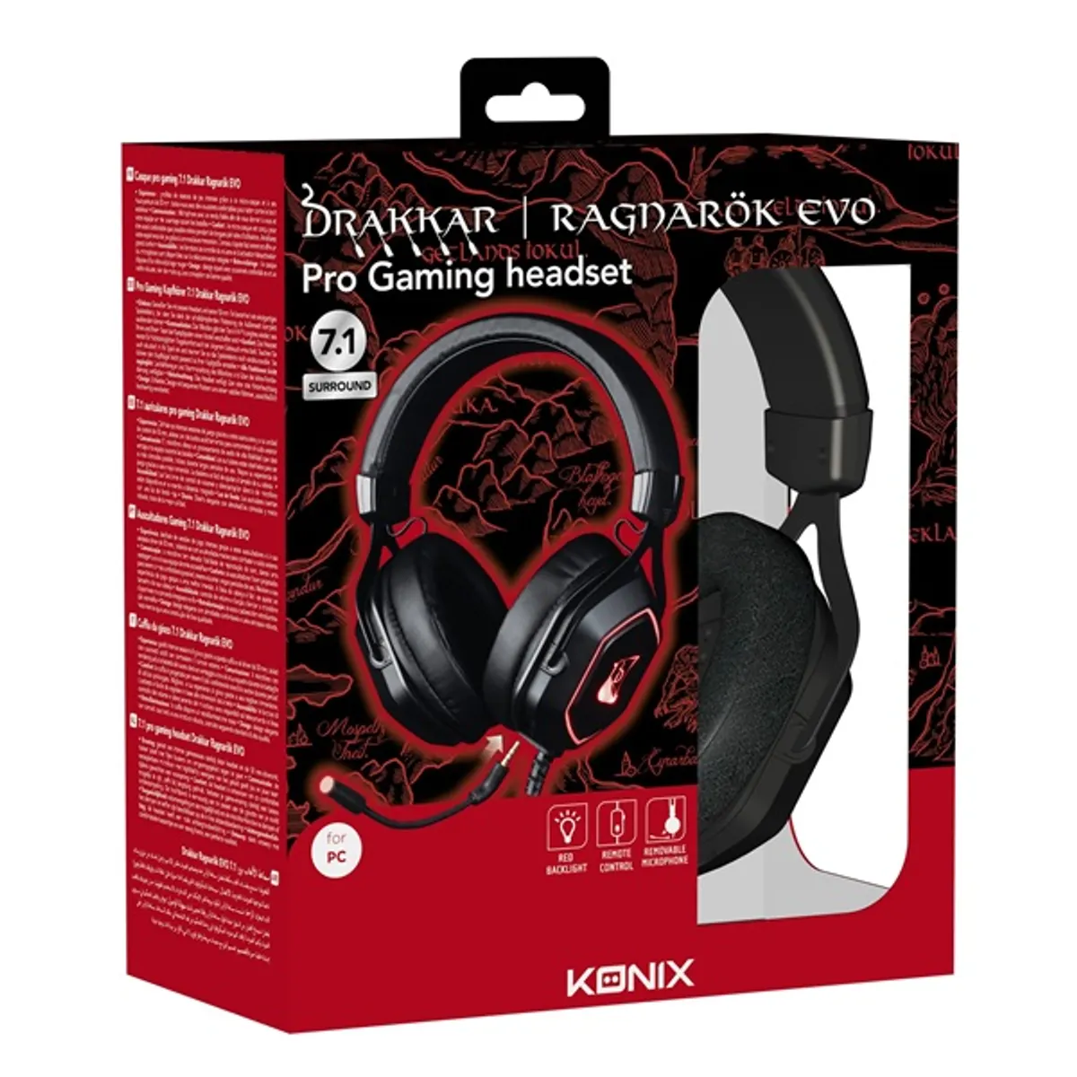 Drakkar Ragnarok Evo Pro 7.1 gamer headset #7