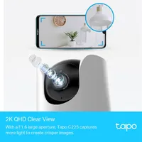 TP-Link Tapo C225 otthoni fehér AI biztonsági Wi-Fi kamera #2