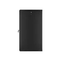 Lanberg WF01-6622-10B 19" 22U SZÉL:600mm MÉLY:600mm MAG:1085mm lapraszerelt üvegajtós fekete fali rack szekrény #7