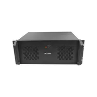 Lanberg SC01-3504-10B 19" 4U SZÉL:430mm MÉLY:350mm MAG:177mm táp nélküli rack szerver ház