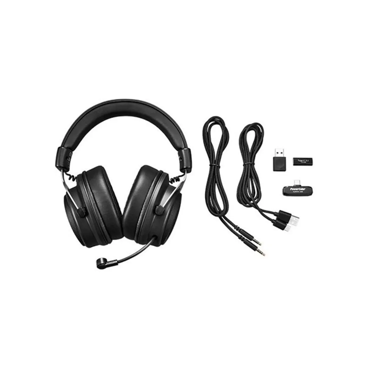 PowerColor ALPHYN AH10 vezeték nélküli fekete fejhallgató #7