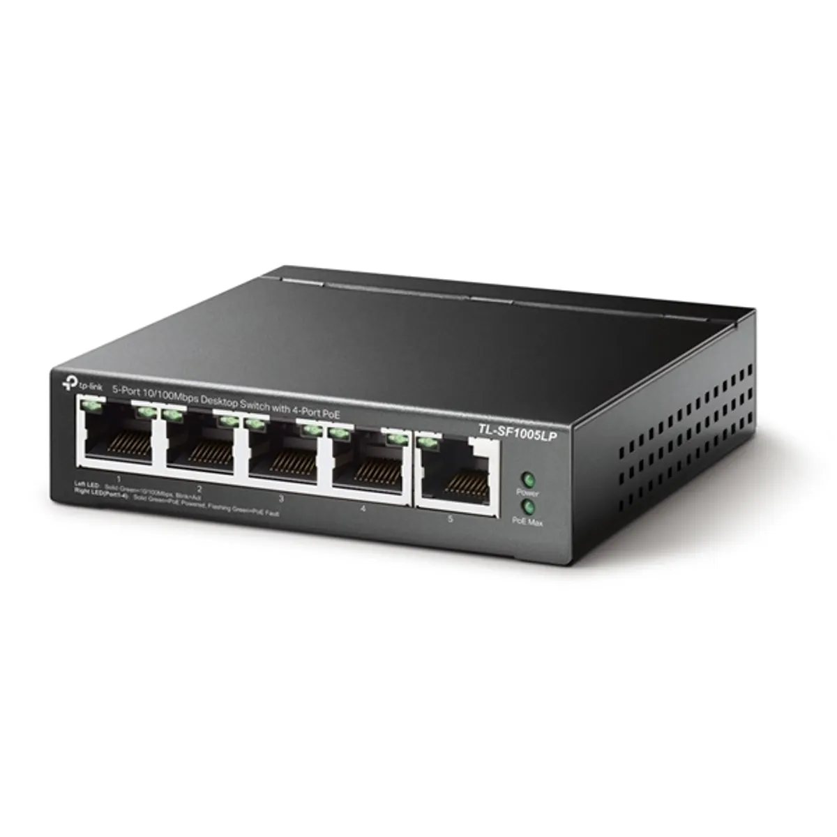 TP-Link TL-SF1005LP 5x10/100Mbps LAN port 4xPoE nem menedzelhető asztali switch #2