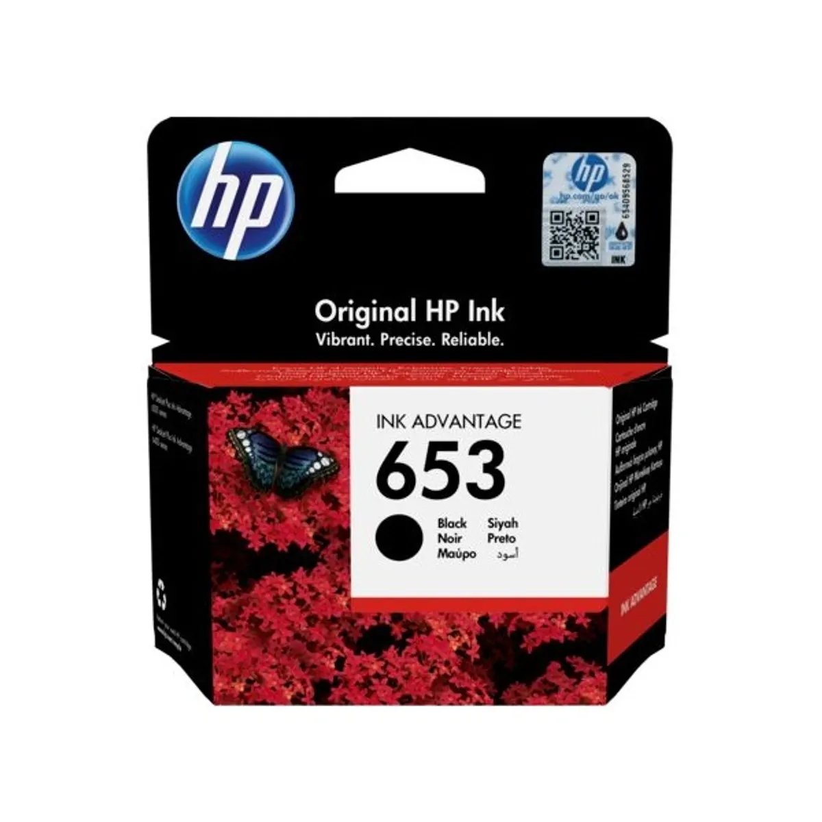 HP 3YM75AE (653) fekete tintapatron #1