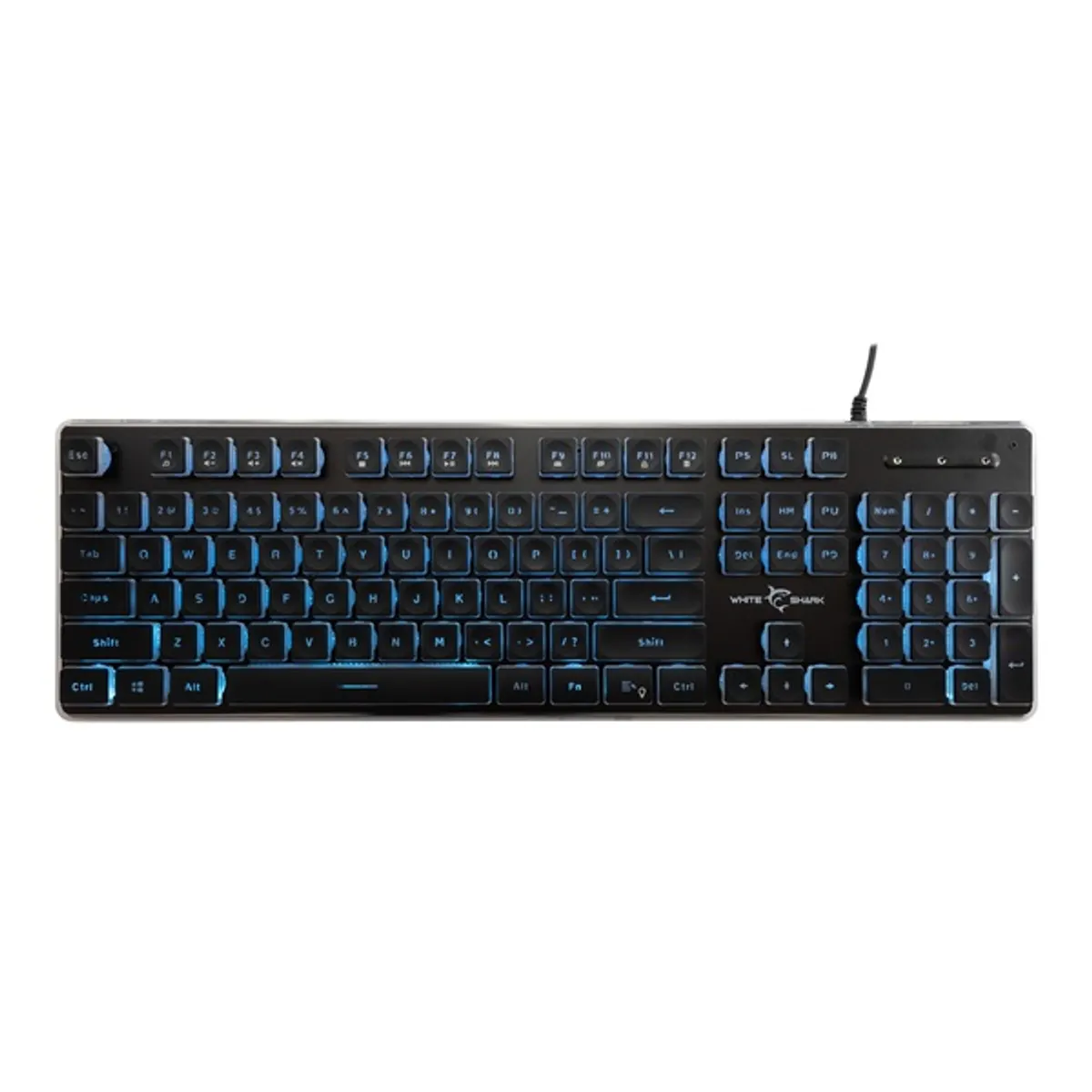 White Shark GK-003141B-US Tachi US fekete gamer billentyűzet #1
