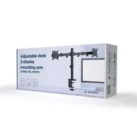 Gembird MA-D2-01 17"-32" kétkaros asztali monitor tartó konzol #3