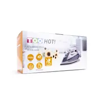 TOO IR-103BL-2200W kék-fehér vezeték nélküli gőzölős vasaló #4