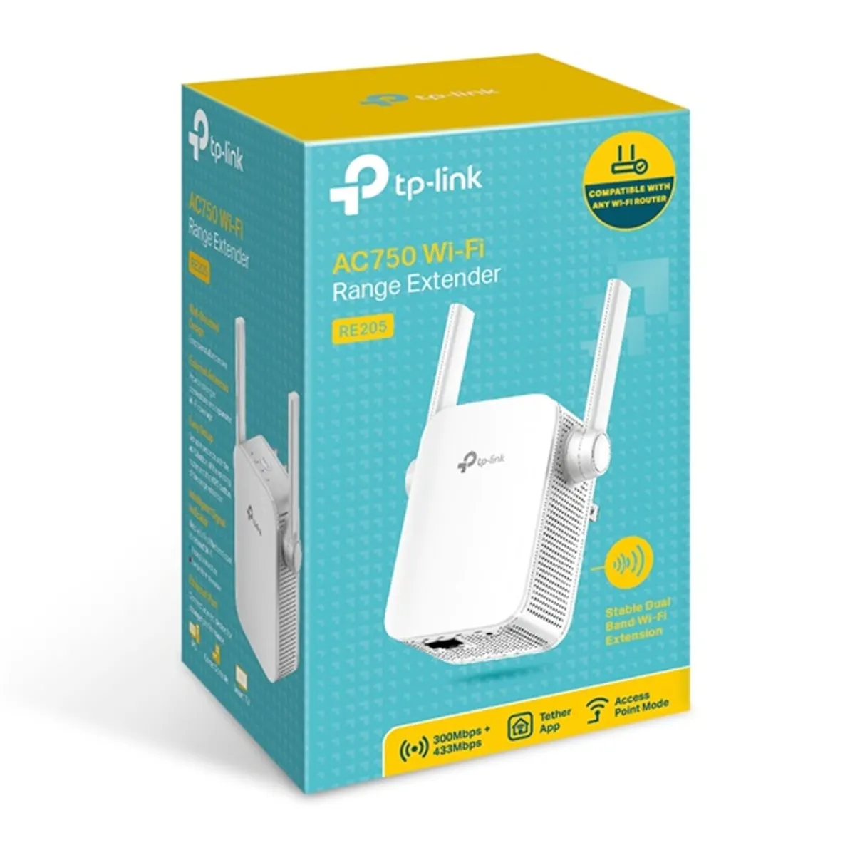 TP-Link RE205 fehér lefedettségnövelő #3