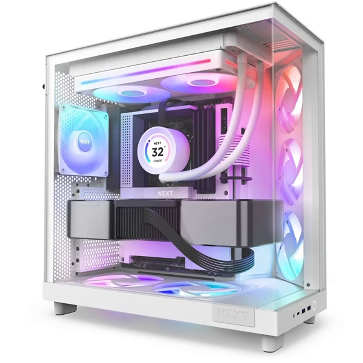 NZXT 280 mm F280 RGB Core fehér hűtőventilátor #5