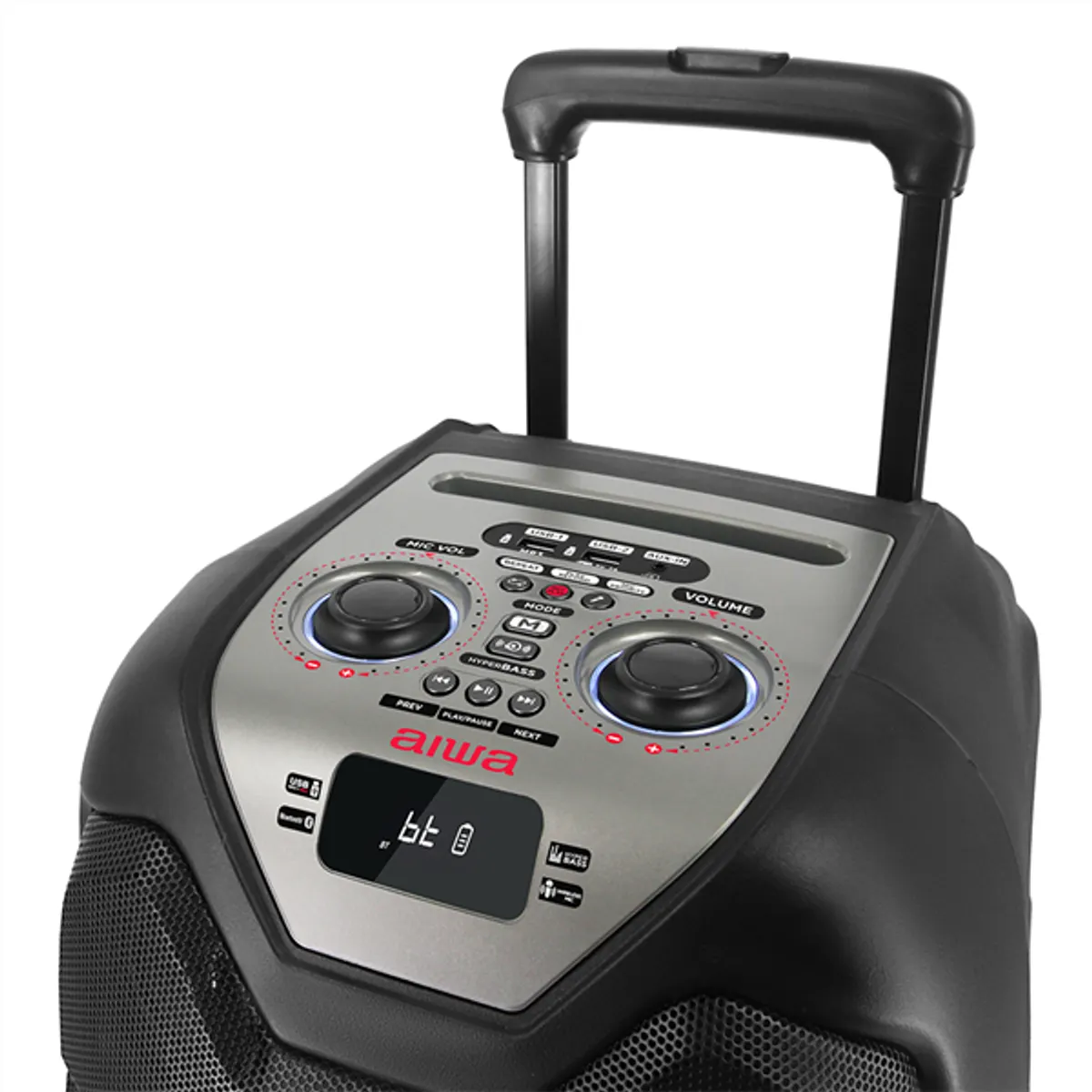 Aiwa KBTUS-500 hordozható Bluetooth party hangszóró #4