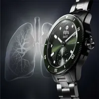 Withings ScanWatch Nova hibrid 42mm zöld okosóra #5