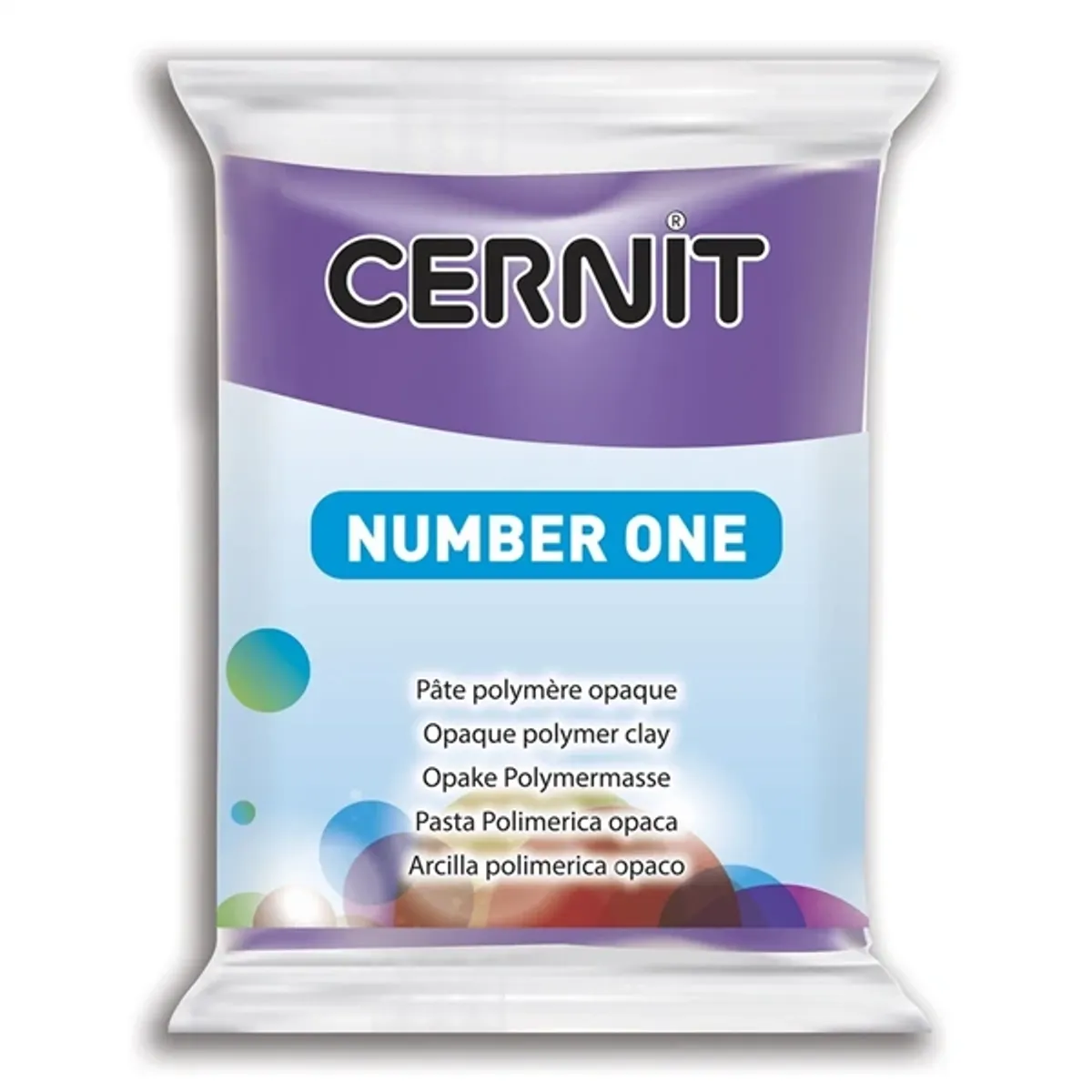 Pentart Cernit 56 g vöröses lila süthető gyurma #1