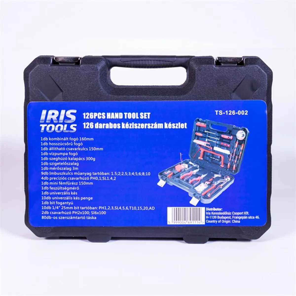 IRIS TOOLS TS-126-002 126 darabos kéziszerszám készlet #1