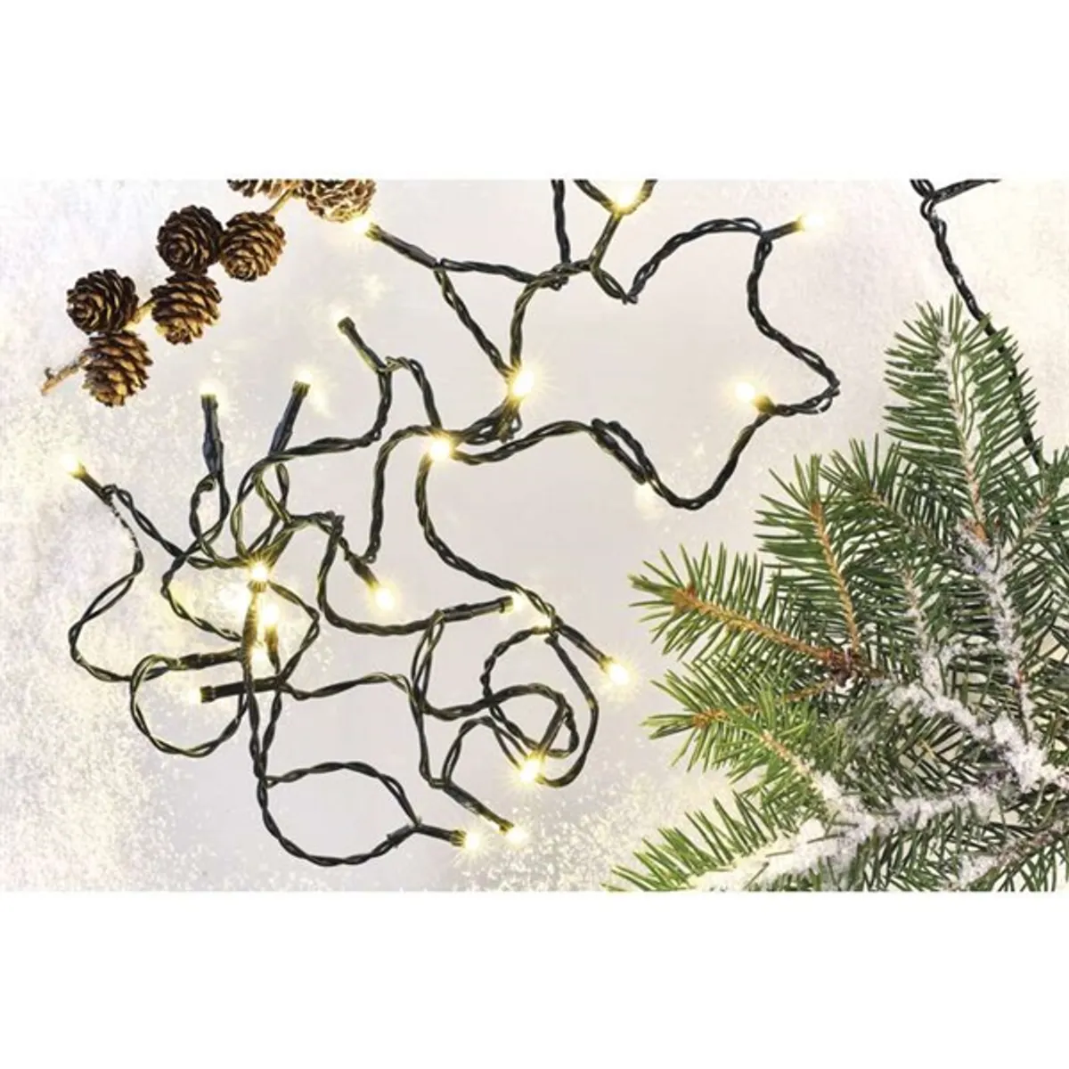 Emos D4AW02 8m/80LED/kül-beltéri/időzítős/meleg fehér karácsonyi LED fényfüzér #7