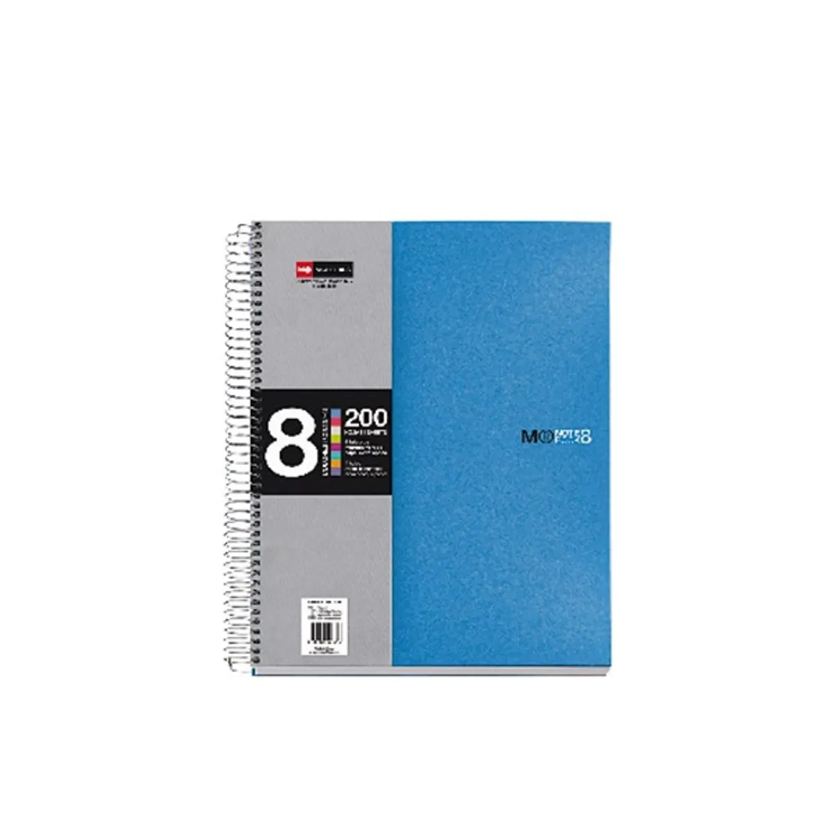 Miquelrius A4 8x25lapos kockás kék spirálfüzet #1