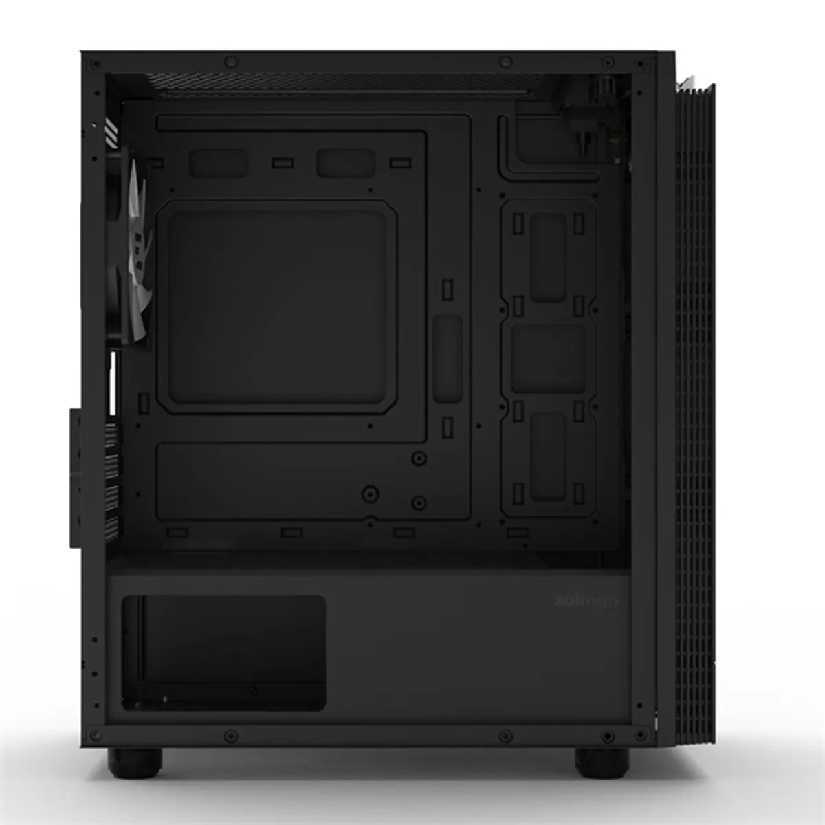 Zalman T4 PLUS Black fekete (táp nélküli) ablakos mATX ház #6