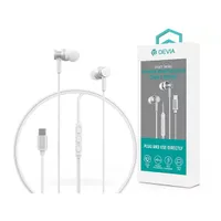 Devia ST108783 Smart Series M1 Metal In-Ear Type-C ezüst sztereó fülhallgató