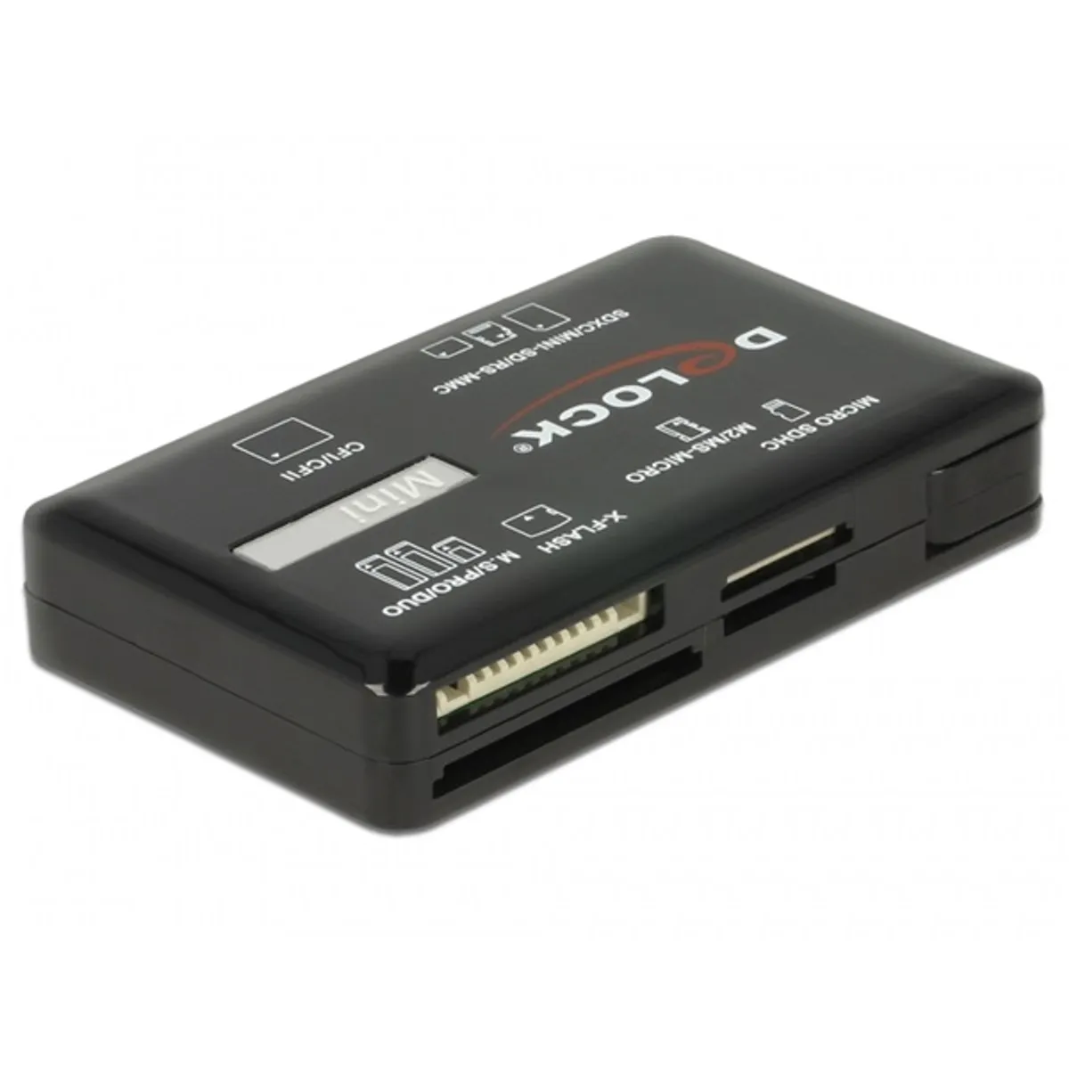 Delock 91758 CF/SD/Micro SD/MS/M2/xD memóriakártyákhoz USB 3.2 kártyaolvasó #3