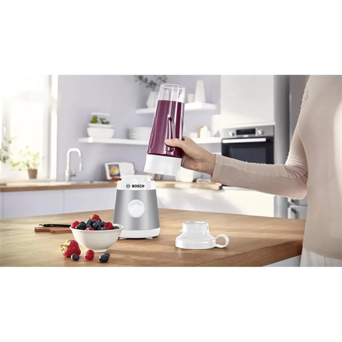 Bosch MMB2111T VitaPower Serie 0,6L ezüst smoothie turmixgép #4