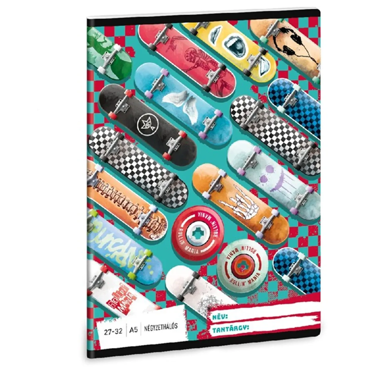 Ars Una Rollin Mania 22 (5228) A5 27-32 kockás füzet #1