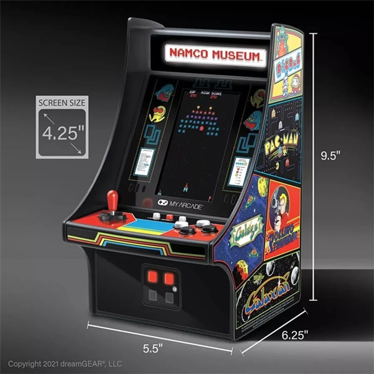 My Arcade DGUNL-3226 Namco Museum 20in1 Mini Player Retro Arcade 10" hordozható kézikonzol #4