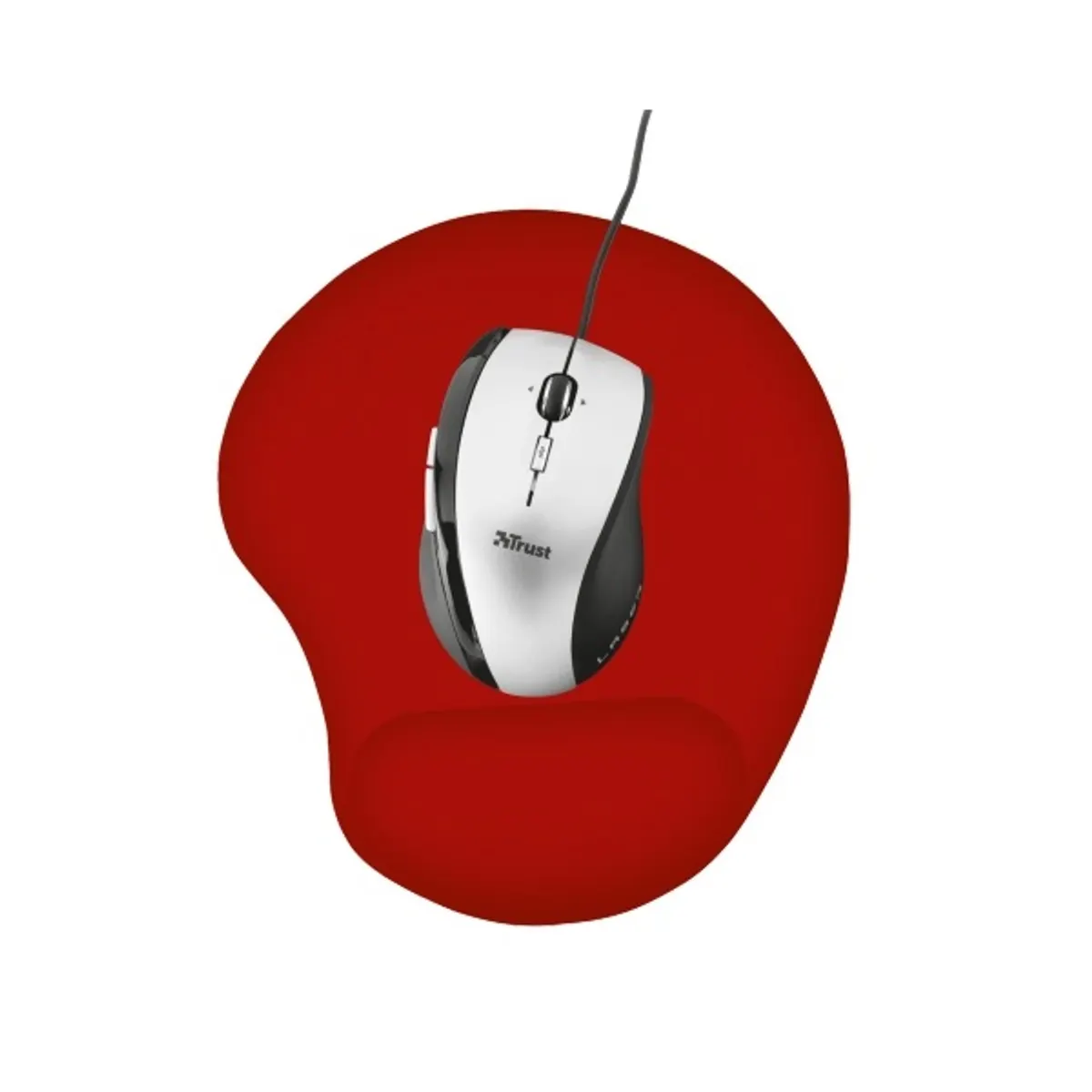 Trust Bigfoot zselés csuklótámaszos piros egérpad #2