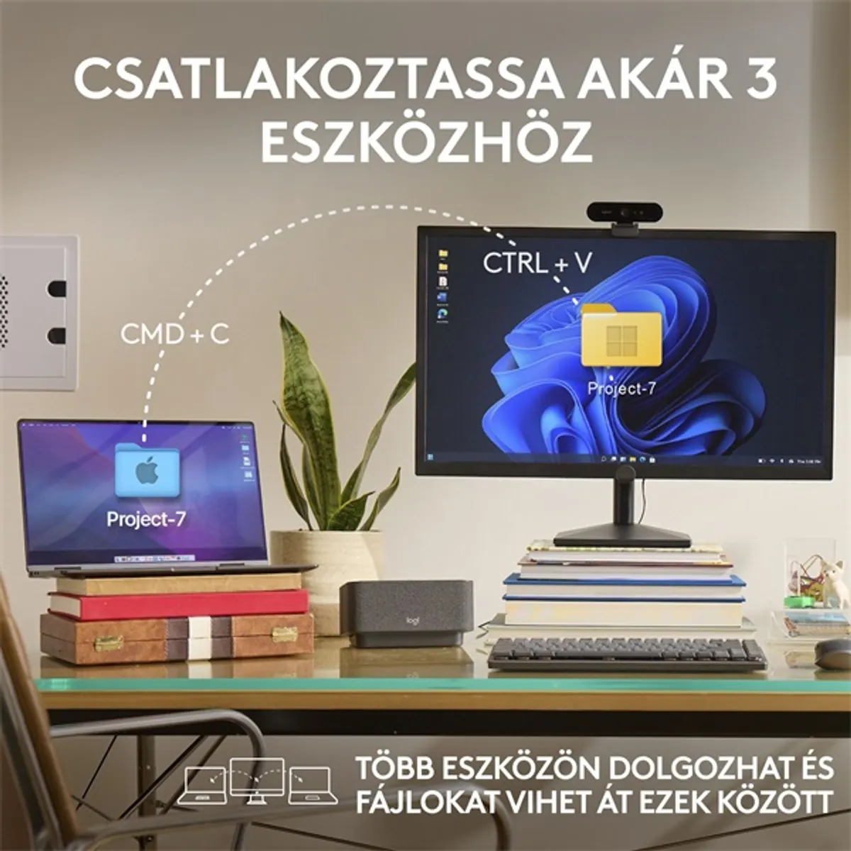 Logitech MX Anywhere 3S vezeték nélküli szürke egér #9