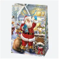 IRIS Karácsonyi ajándéktasak, 230x320x110 mm, különböző színekben és mintával #6