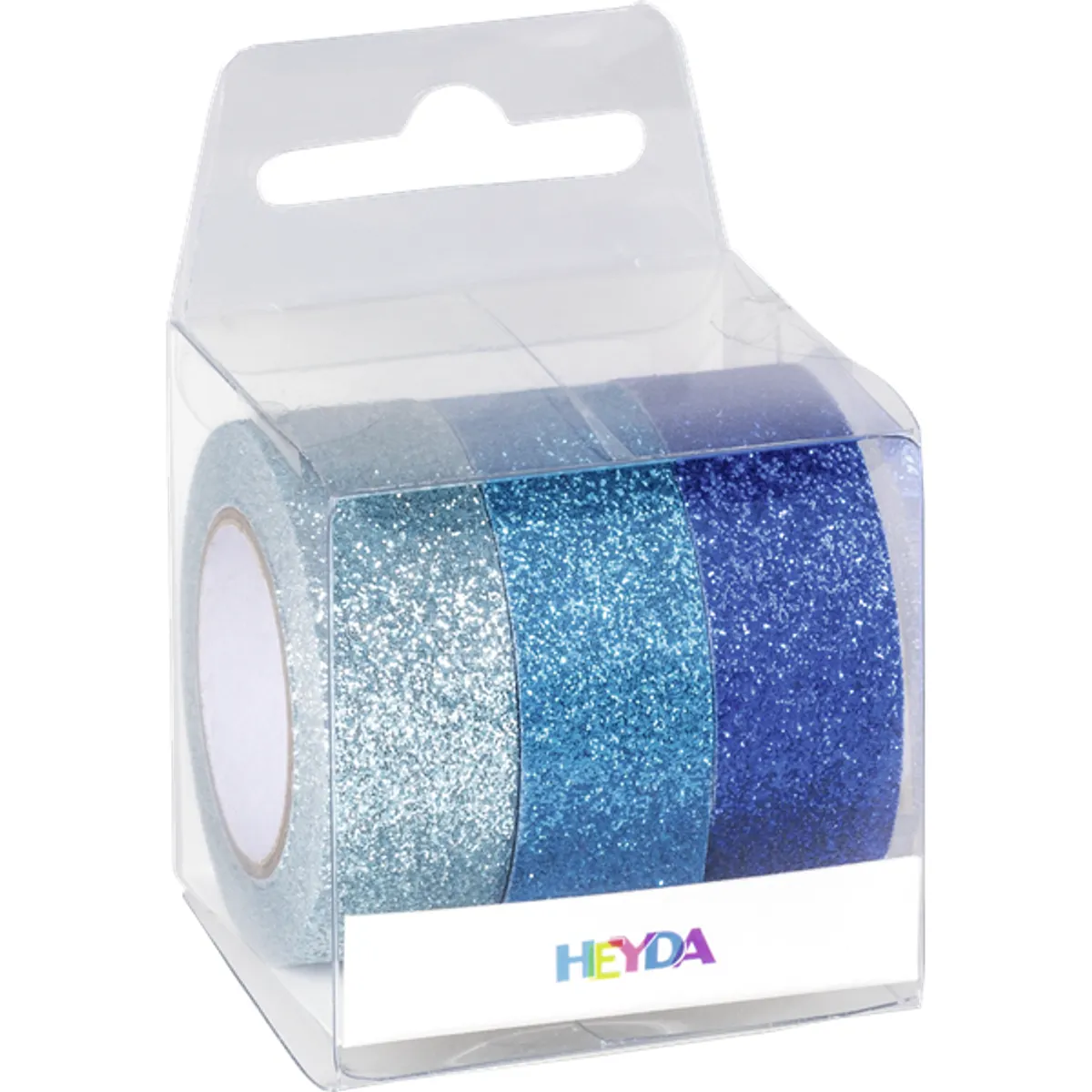Heyda Blue 3 db glitteres ragasztószalag #2