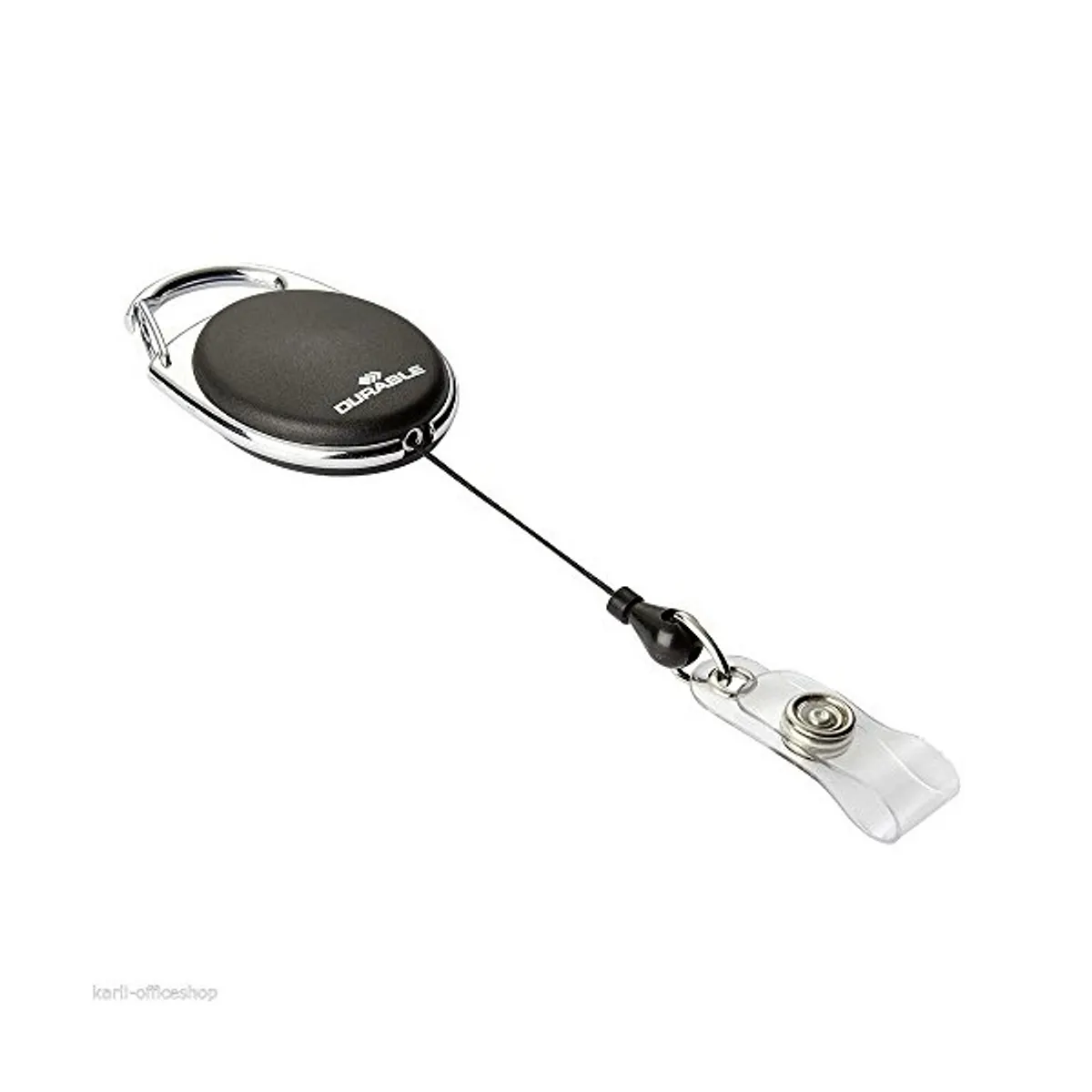 Durable Style jojós patentos 1db fekete névkitűző tartó #1