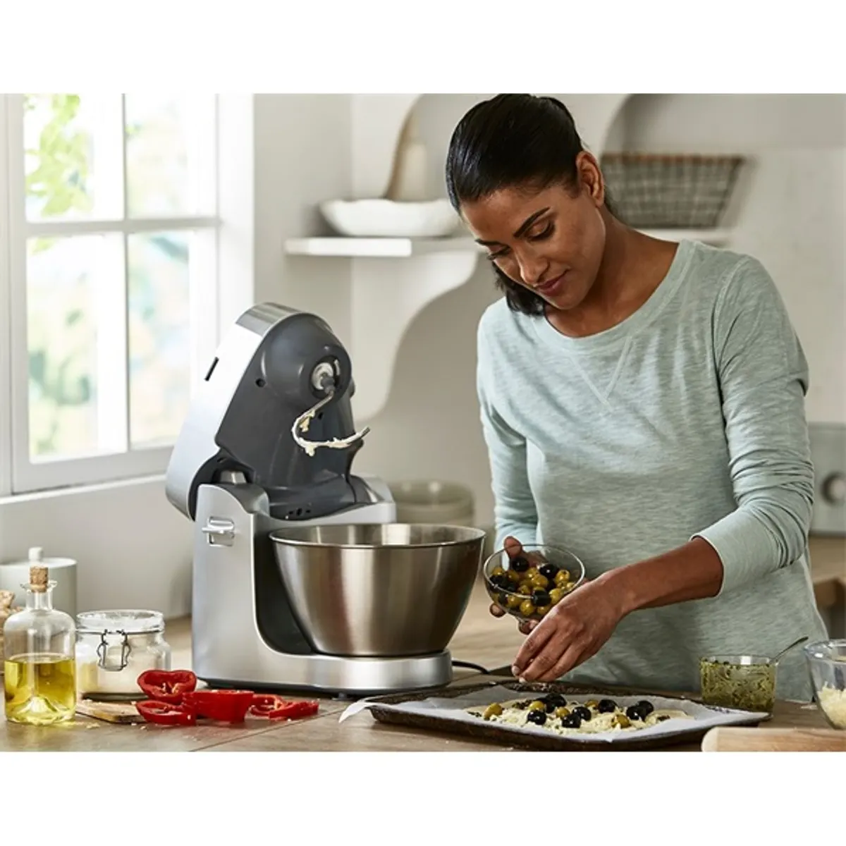 Kenwood KHC29.A0SI Prospero+ 1000W, 4,3L, szürke-ezüst konyhai robotgép #5