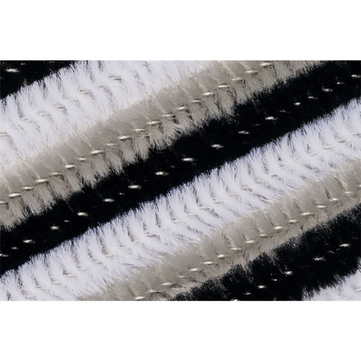 Knorr Prandell 6 mm 10 db/csomag fekete-fehér zsenília drót #3